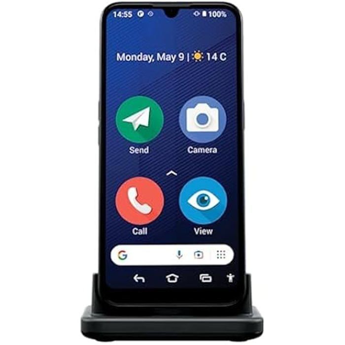 Smartphone Doro 8200 - 4G - Résistant à leau IP54 - Écran 6.1 - Triple Caméra 16MP