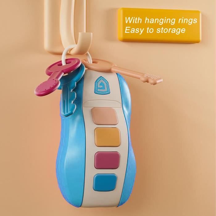 Lot De 2 Pendentifs Clé Vélo Créatifs - Zinc, Longueur 9 Cm, Couleurs Bleu Et Jaune, Pour Clés Ou Sacs