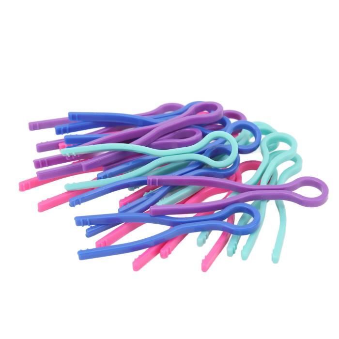 Pinces à Bobines De Fil - Lot De 80 Pièces Multicolores - En Plastique, Pour Organiser Tes Bobines De Couture