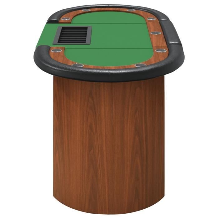Table De Poker 70 X 35 Pouces Tapis De Poker 6 à 8 Joueurs Pliable Avec Sac Vert P 010381251625