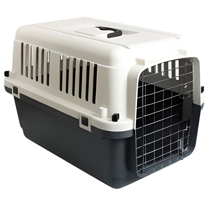 Cage de transport Kennel Box pour chien ou chat (Modèle avion)