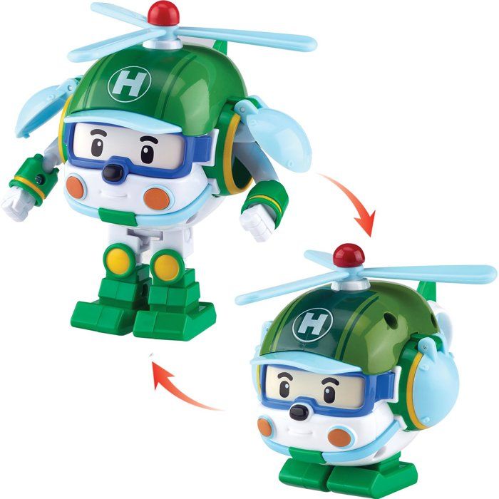 Figurine robot hélicoptère 10 cm - Silverlit – Robocar Poli – Véhicule Transformable Héli 2-en-1 Figurine robot hélicoptère 10 cm - Silverlit – Robocar Poli – Véhicule Transformable Héli 2-en-1