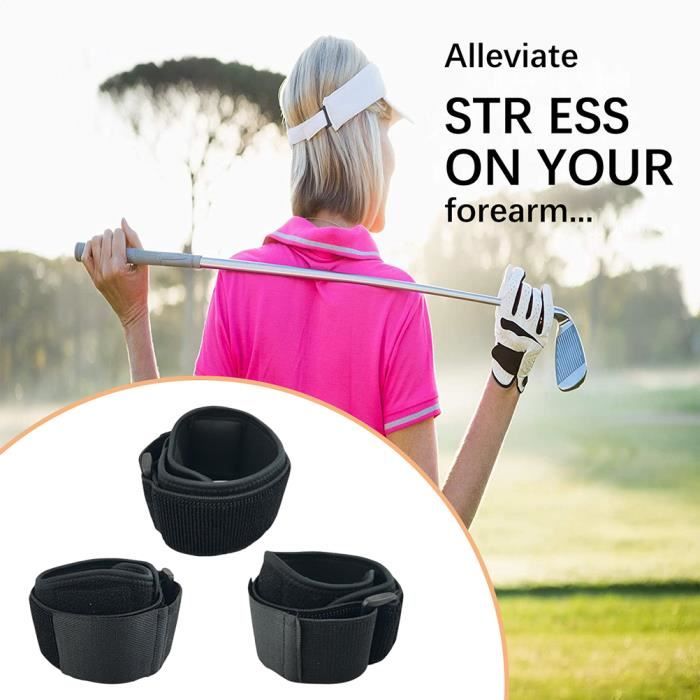 Entraîneur De Swing De Golf Avec Alarme - Correcteur De Coude Pour Débutants - Léger Et Ajustable