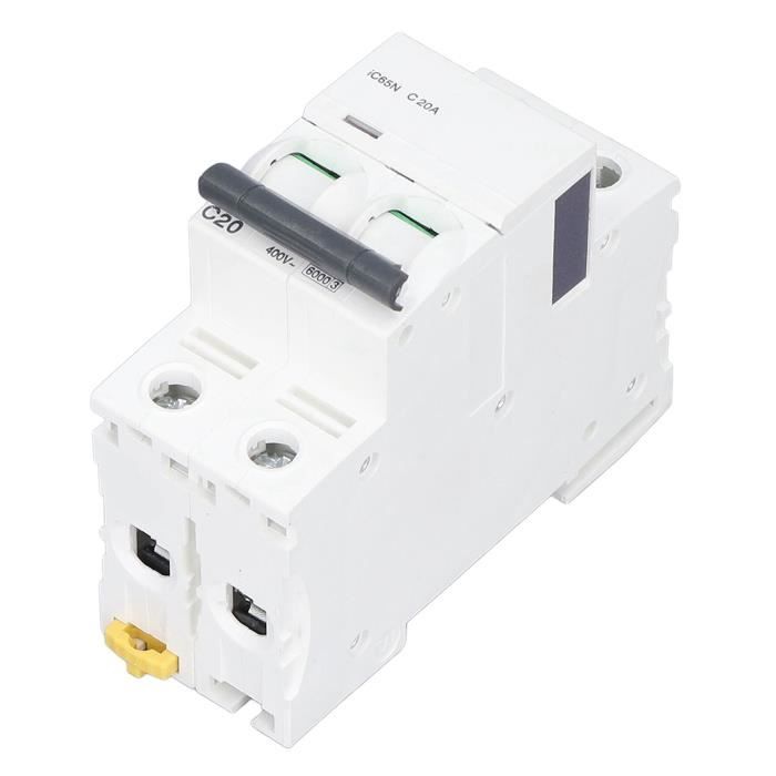 Disjoncteur Miniature 80A Bipolaire AC 400V - Protection Surcharge MCB