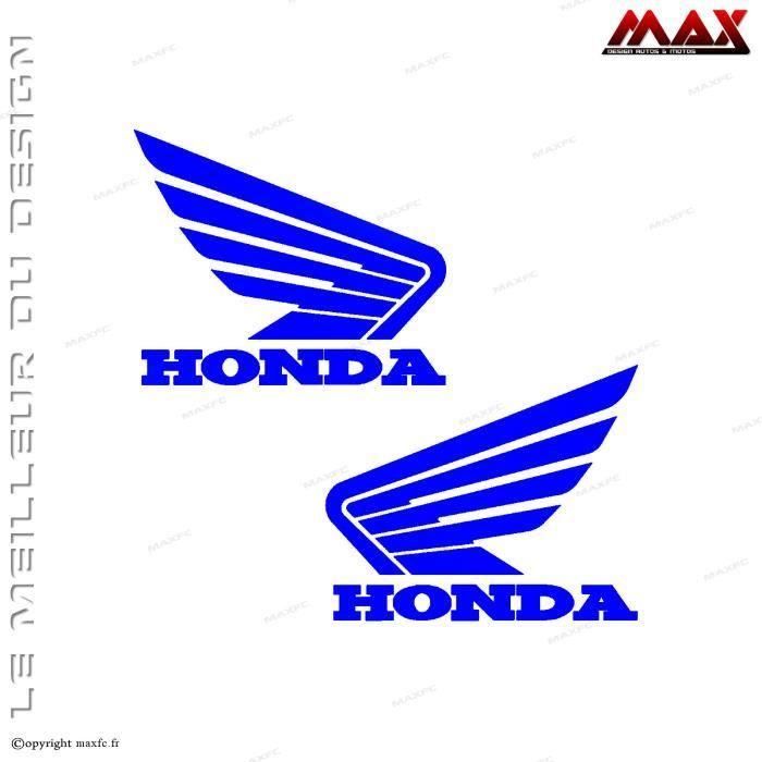 2 stickers HONDA BLEU ROI 125 500 CBR CBRR CB CBF CB1000R