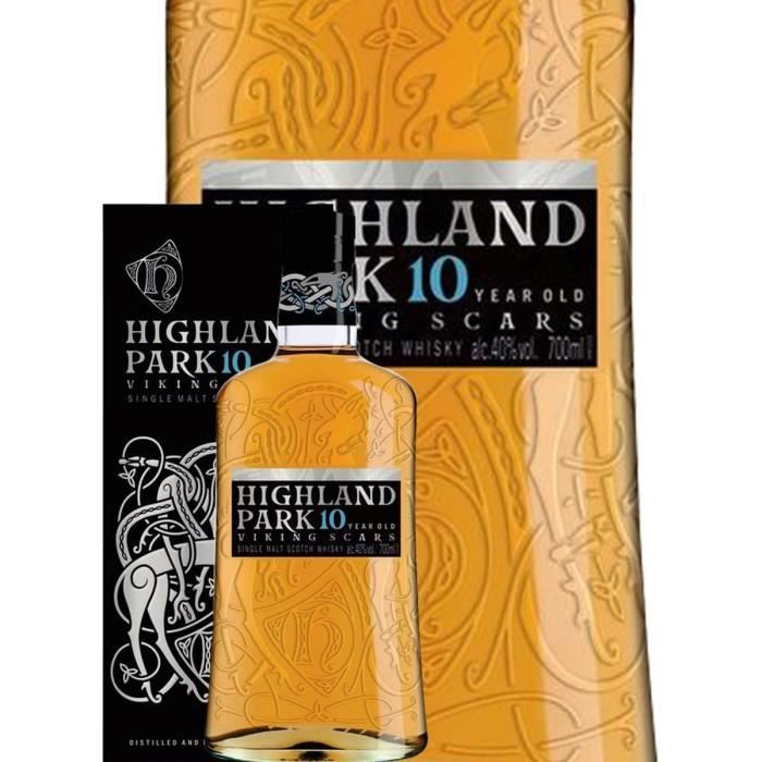Highland Park 10 ans Single Malt Whisky 40 70 cl Achat / Vente Highland Park 10 ans