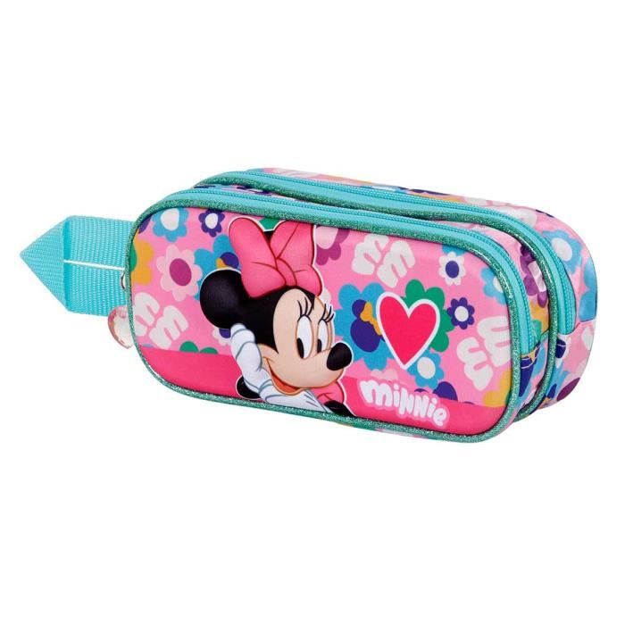 Safta Mickey Mouse 3D Trousse Double 3D, Trousse Pour Enfant, Idéale Pour Les Enfants D'âge