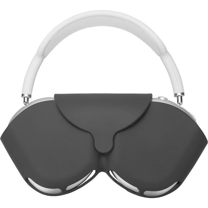 kwmobile Coque Compatible avec Apple Airpods Max - Housse de Protection Souple en Silicone pour Casque Audio - Noir