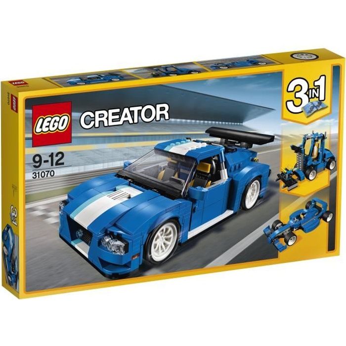 Voiture bleu lego