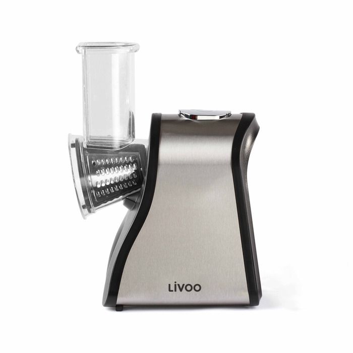 LIVOO DOP192 Râpe électrique multifonctions - Noir et gris