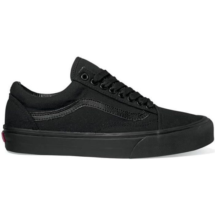 vans old skool black canvas