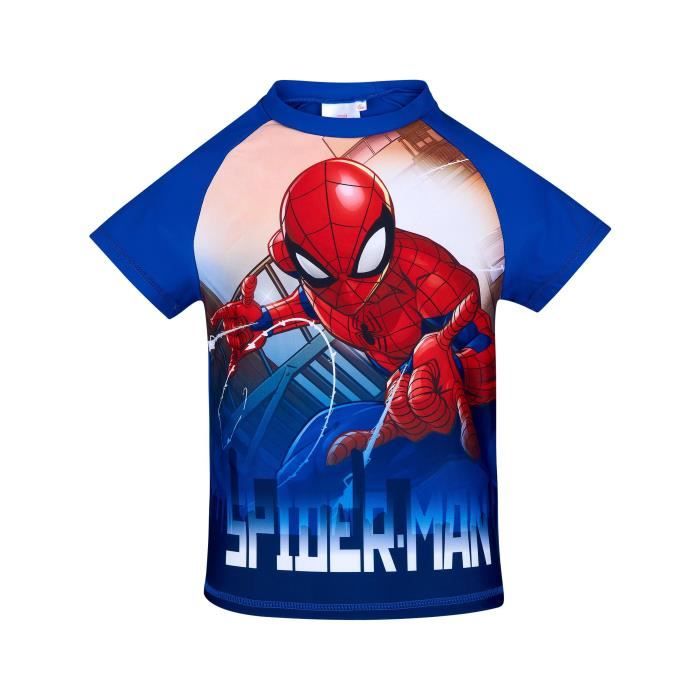 Officiel Garçons Enfants Marvel Spiderman Maillot de bain UV Sunsafe Sunsuit Swimwear 2 3 4 5