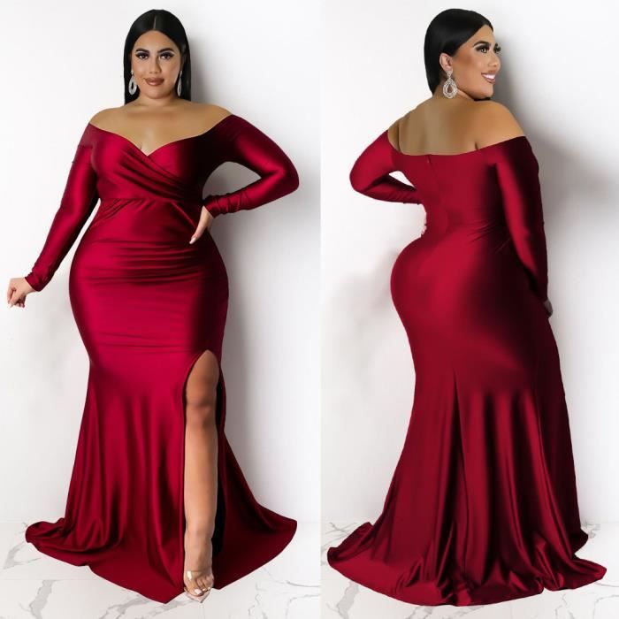 Robe col v clearance plongeant