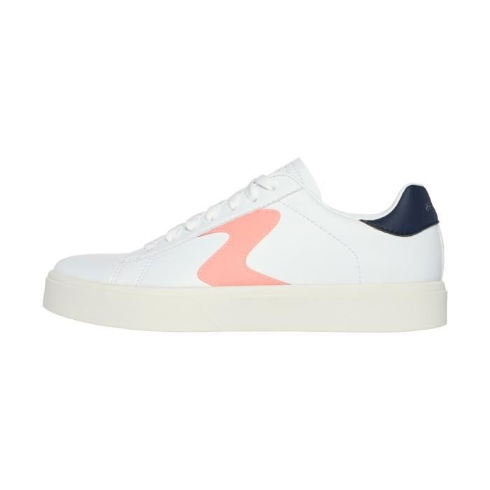 Skechers Basket à Lacets Skechers Top Grade - Blanc-Navy-Rose