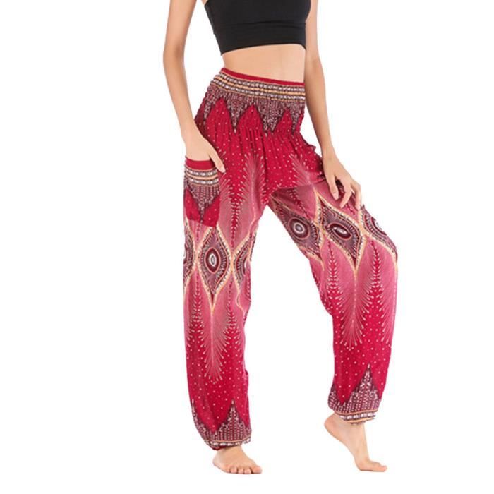 Legging/pantalon Harem Baggy Epleo - Bleu Et Blanc, Motif Serpent - Taille L - Neuf Avec étiquettes