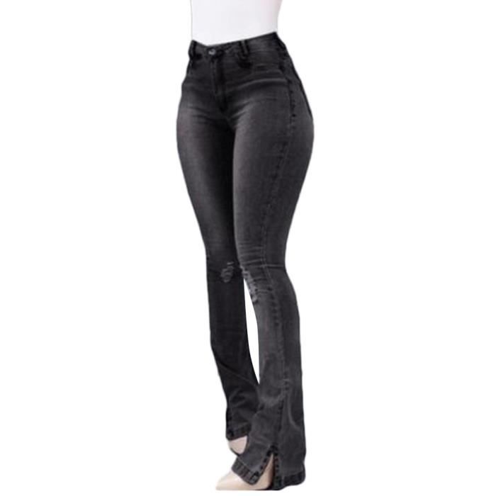 Pantalon En Jean Skinny Taille Haute Femme Jeans vas 657 XXL