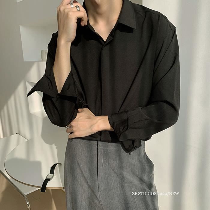 Chemise en soie pour homme sales