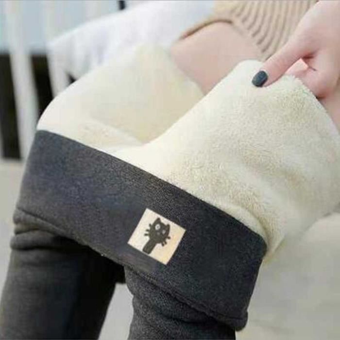 Legging Polaire Femme Hiver - Taille Haute, Intérieur Molletonné, Poche Téléphone, Pour Sport Et Quotidien