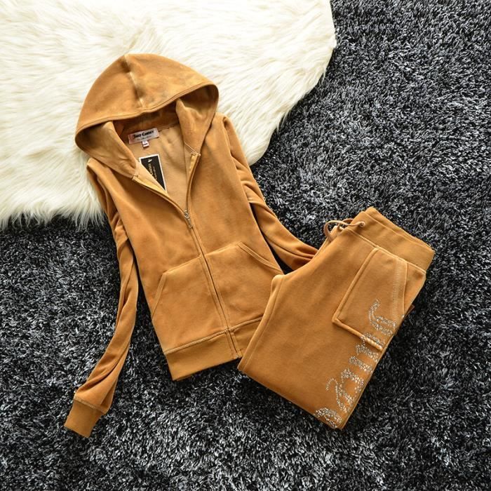 Lot De 2 Vêtements Détente Femme : Sweat à Capuche + Joggers - Taille XL - Neuf Avec étiquettes - Polyester