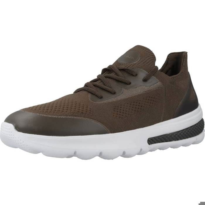 Geox Basket à Lacets Geox Spherica Actif - Vert - Homme - Scratch - Synthétique