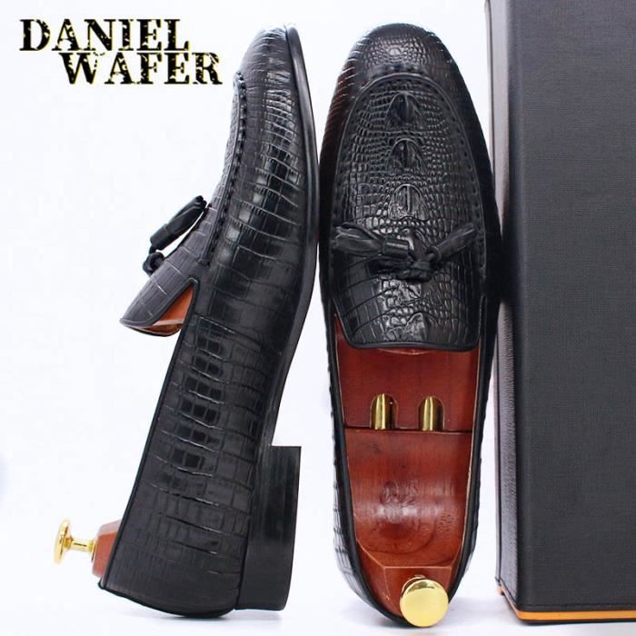 Mocassin homme crocodile best sale