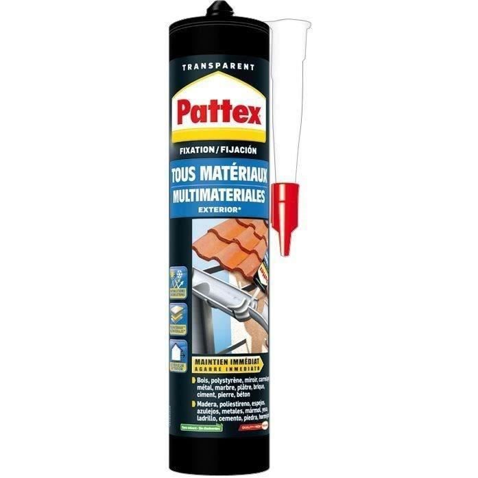 Colle Fixation PATTEX Gamme Rationnelle Tous Matériaux Translucide - vue 2