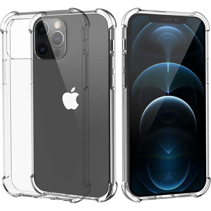 Étui gris transparent ultra fin pour iPhone 13 Pro Max