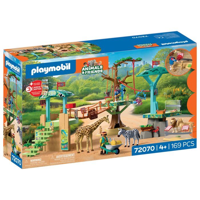 Playmobil Animaux et amis 72070 Zoo : Parc d'escalade sauvage - vue 6