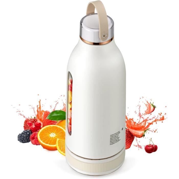Asfrode Mini Mixeur Portable 700 Ml USB-C - Smoothie, Milkshake, Jus, Bébé - Rechargeable & Puissant