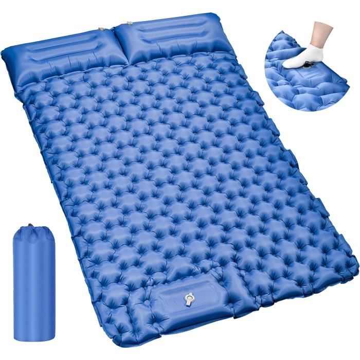Matelas Isolant 10cm épaisseur Matelas De Camping Auto-gonflant NORDMUT 10cm | Ultra Confortable Et Isolant | Parfait Randonnée Matelas Confort Outdoor