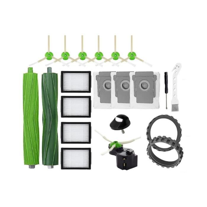 Kit d'accessoires de remplacement compatible pour Irobot Roomba I7 I7 + /  i7 Plus E5 E6 E7 Aspirateur