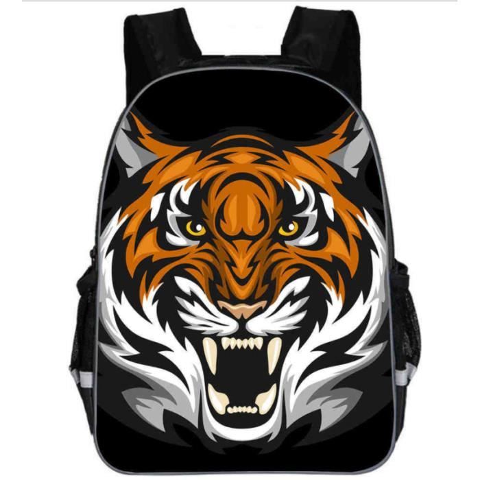 SAC A DOS NATIONAL GEOGRAPHIC TIGRE PIXELS CARTABLE ECOLE SPORT LOISIRS 
