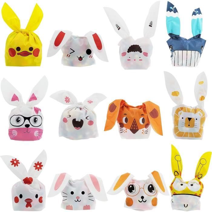 12 Sacs Cadeaux En Papier Kraft Motif Sirène - 13x24x8 Cm, Fond Renforcé, Pour Anniversaire, Fête, Bonbons, Cadeaux