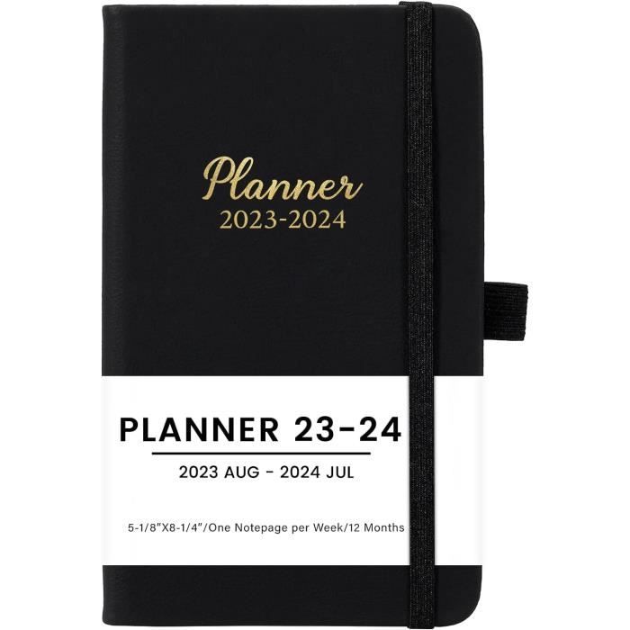 Agenda 2024 Semainier: A5, 1 semaine sur 2 pages avec une planification  mensuelle (French Edition)