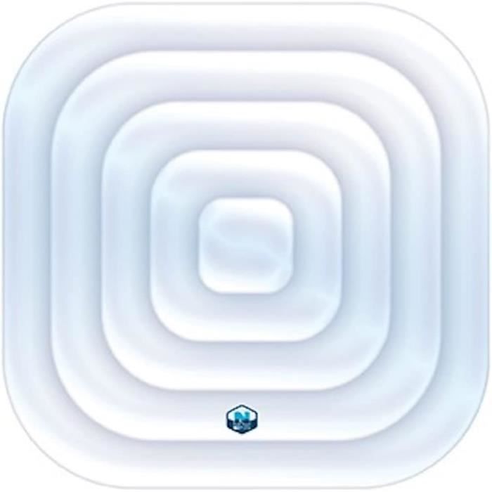 Couvercle Gonflable Netspa Pour Spa Octogonal - Compatible Silver Et Caïman - Isolation Thermique Et Sécurité