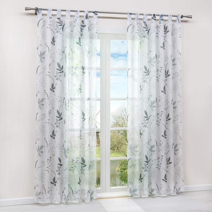 Voilage blanc-voilage fantaisie-confection sur mesure