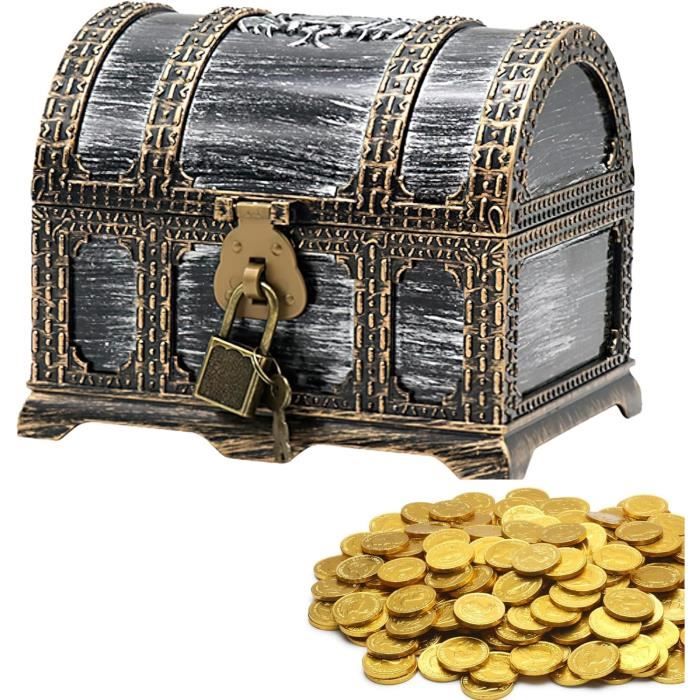 Coffre au Trésor, Coffres au trésor, Petit Coffre Au Trésor Coffre Tresor Enfant Style Vintage