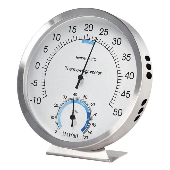 Hygromètre Thermomètre analogique intérieur - Hygromètre Et Thermomètre