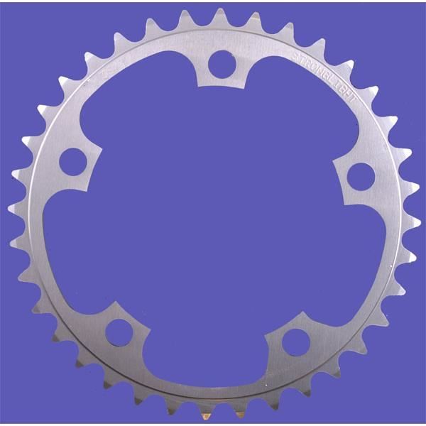 Plateau Shimano Alfine FC-S501 42 Dents - 130 Mm - 5 Trous - Argent - Pour Vélo Ville