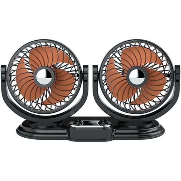 Ventilateur De Bureau Portable Mocturnity - 100 Vitesses, Affichage Numérique, Batterie Rechargeable - Petit Et Puissant