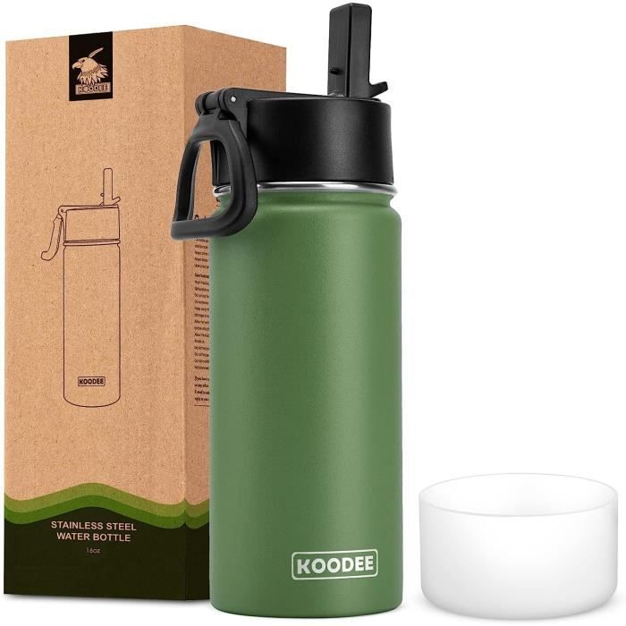 Goetland Bouteille D eau Isotherme 500ml Acier Inoxydable Gourde Métal