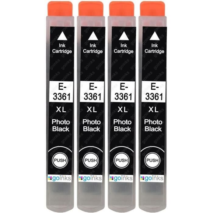 Lot De 4 Cartouches D'Encre Noire Compatibles Brother LC985Bk - 25ml - Go Inks