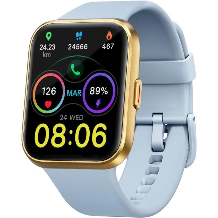 Montre Connectée Homme Femmes, Alexa Intégré Montre Intelligente, 1,7