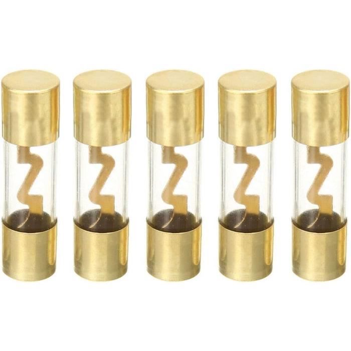 Lot De 5 Fusibles Plastique 70A AGU Plaqués Pour Voiture/ampli - Neuf - Uxcell