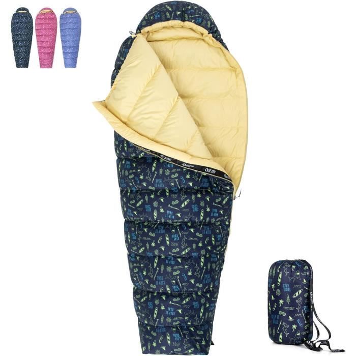 Sac De Couchage Sarcophage étanche 3 Saisons - Dimensions 80x230cm, Avec Sac De Compression, Pour Camping - 2