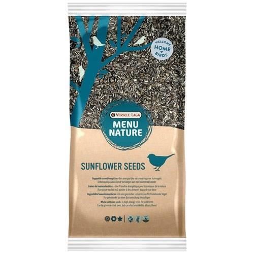 Graines pour oiseaux - VERSELE LAGA - Menu nature - Sunflower seeds - Graines de tournesol entières - Sac de 15 kg