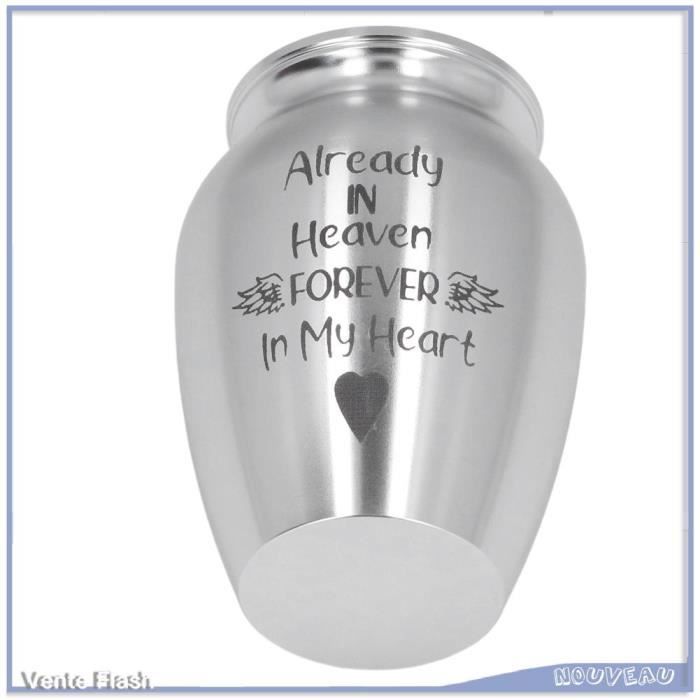Meilleurs prix pour VGEBY Pet Memorial Dog Keepsake Urns Stainless Steel Tiny Urn Cremation Small