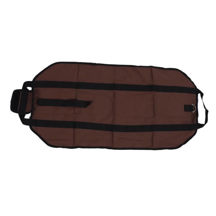 Sac à Bois En Toile Robuste - Grand Format Pour Cheminée, Poêle, Transport Facile | Transport De Bûches Camping