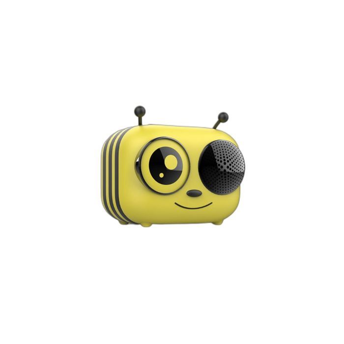 Enceinte Bluetooth WeKids Abeille RMS 5W BT 5.0 Aux IN Carte micro SD batterie rechargeable de 1200mAh