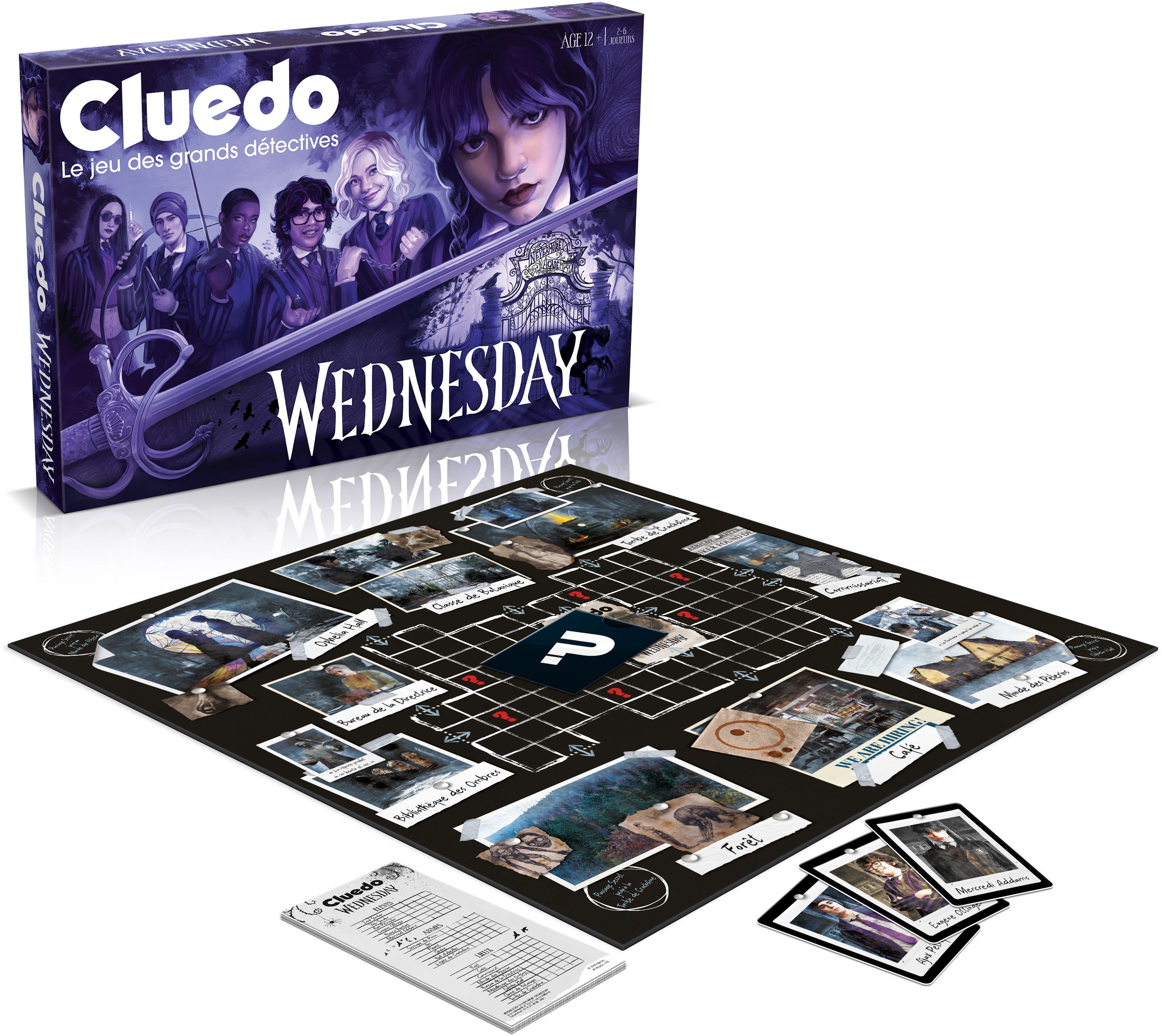Jeu D'ambiance Winning Moves Cluedo Wednesday – Édition Spéciale Pour 2 à 6 Joueurs - vue 3